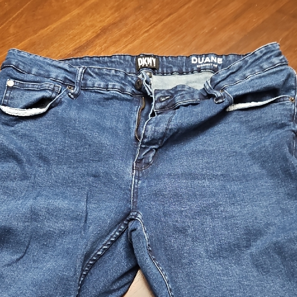 DKNY Men's Dark Blue Slim Jeans